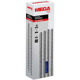 Пружины для переплета пластиковые ProMega office 8мм синие 100шт/уп. (для сшивания 40 листов)