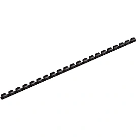 Пружины для переплёта пластиковые Комус (ProMega office) 8мм чёрные 100шт/уп. (для сшивания 40 листов)