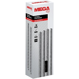 Пружины для переплёта пластиковые Комус (ProMega office) 8мм чёрные 100шт/уп. (для сшивания 40 листов)