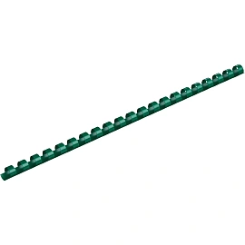 Пружины для переплета пластиковые ProMega office 10мм зел. 100 шт./уп. (для сшивания 55 листов)