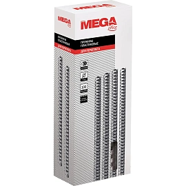 Пружины для переплета пластиковые ProMega office 10мм прозр. 100шт/уп. (для сшивания 55 листов)