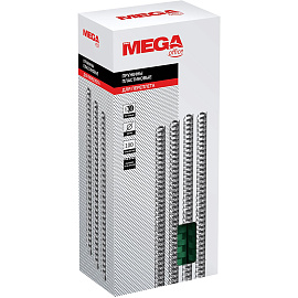 Пружины для переплёта пластиковые Комус (ProMega office) 12мм зел. 100шт/уп. (для сшивания 80 листов)