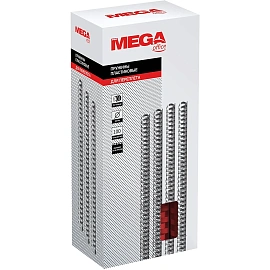 Пружины для переплета пластиковые ProMega office 12мм крас. 100шт/уп. (для сшивания 80 листов)