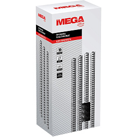 Пружины для переплета пластиковые ProMega office 12мм прозр. 100шт/уп. (для сшивания 80 листов)