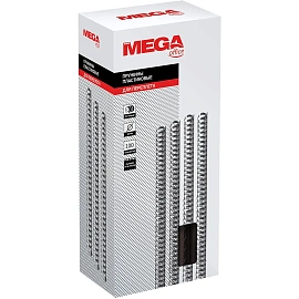 Пружины для переплета пластиковые ProMega office 12мм черные 100шт/уп. (для сшивания 80 листов)