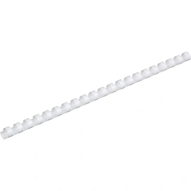 Пружины для переплета пластиковые ProMega office 14мм белые 100шт/уп. (для сшивания 100 листов)