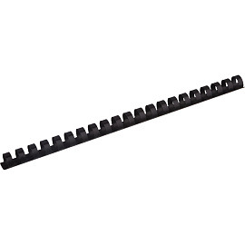 Пружины для переплета пластиковые ProMega office 16мм черные 100шт/уп. (для сшивания 120 листов)