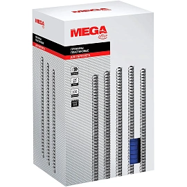 Пружины для переплета пластиковые ProMega office 19мм синие 100шт/уп. (для сшивания 150 листов)