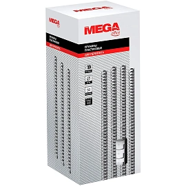 Пружины для переплета пластиковые ProMega office 22мм белые 50шт/уп. (для сшивания 180 листов)