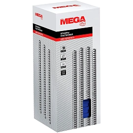 Пружины для переплета пластиковые ProMega office 22мм синие 50шт/уп. (для сшивания 180 листов)