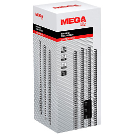 Пружины для переплета пластиковые ProMega office 22мм черные 50шт/уп. (для сшивания 180 листов)