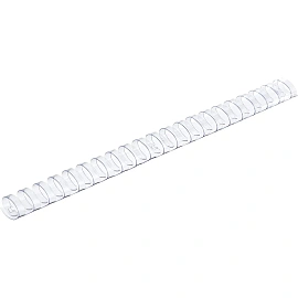 Пружины для переплета пластиковые ProMega office 25мм прозр. 50шт/уп. (для сшивания 200 листов)