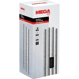 Пружины для переплета пластиковые ProMega office 28мм черные 50шт/уп. (для сшивания 240 листов)