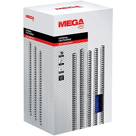 Пружины для переплета пластиковые ProMega office 38мм синие 50шт/уп. (для сшивания 340 листов)