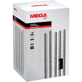 Пружины для переплета пластиковые ProMega office 51мм белые 50шт/уп. (для сшивания 500 листов)