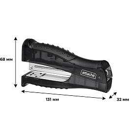 Степлер вертикальный Attache 8918 до 20 листов черный (скобы № 24/6, 26/6)