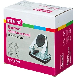 Дырокол Attache 6730 до 30 листов серебристый с линейкой фото Дырокол Attache 6730 до 30 листов серебристый с линейкой