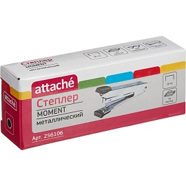 Степлер Attache Moment до 10 листов черный (скобы № 10, с антистеплером)