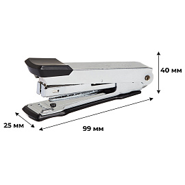 Степлер Attache Moment до 10 листов черный (скобы № 10, с антистеплером)