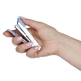 Степлер Attache Moment до 10 листов синий (скобы № 10, с антистеплером)