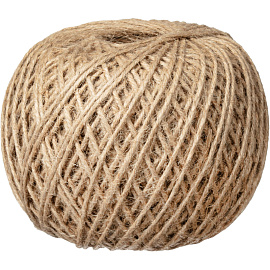 Шпагат джутовый полированный 1200 текс (150 м, 0.2 кг)