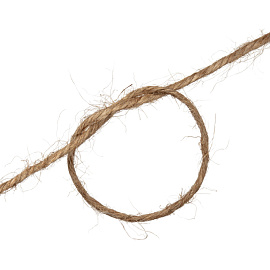 Шпагат джутовый полированный 1200 текс (150 м, 0.2 кг)