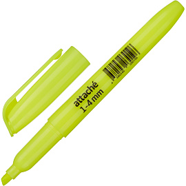 Текстовыделитель Attache жёлтый скошенный наконечник (толщина линии 1-4 мм)