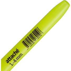 Текстовыделитель Attache жёлтый скошенный наконечник (толщина линии 1-4 мм)