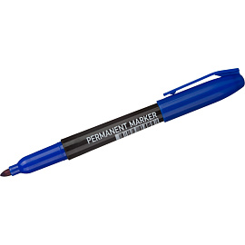 Маркер перманентный Attache синий (толщина линии 2 мм) круглый наконечник