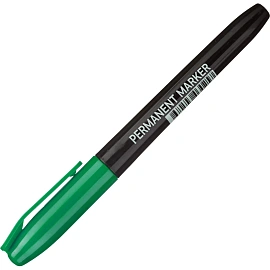 Маркер перманентный Attache зеленый (толщина линии 2 мм) круглый наконечник