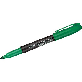 Маркер перманентный Attache зеленый (толщина линии 2 мм) круглый наконечник