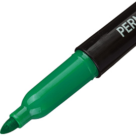 Маркер перманентный Attache зеленый (толщина линии 2 мм) круглый наконечник