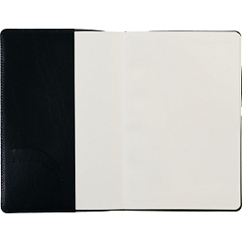 Ежедневник полудатированный Bruno Visconti Profy натуральная кожа А5 192 листа синий (золотистый обрез)