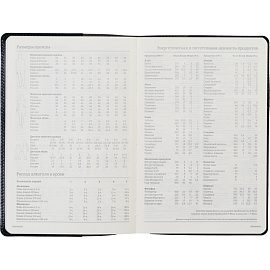 Ежедневник полудатированный Bruno Visconti Profy натуральная кожа А5 192 листа синий (золотистый обрез)