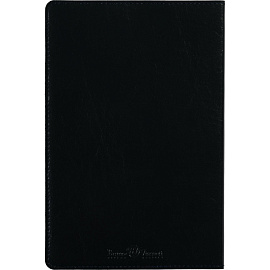 Ежедневник полудатированный Bruno Visconti Profy натуральная кожа А5 192 листа синий (золотистый обрез)