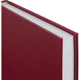 Ежедневник недатированный Attache Economy бумвинил А6 128 листов бордовый