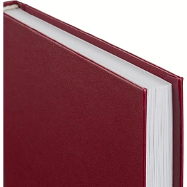 Ежедневник недатированный Attache Economy бумвинил А6 128 листов бордовый