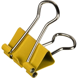 Зажимы для бумаг Комус 19 мм цветные (12 штук в упаковке)