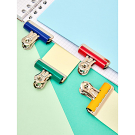 Зажимы для бумаг Комус бульдог 57 мм цветные (10 штук в упаковке) фото Зажимы для бумаг Комус бульдог 57 мм цветные (10 штук в упаковке)