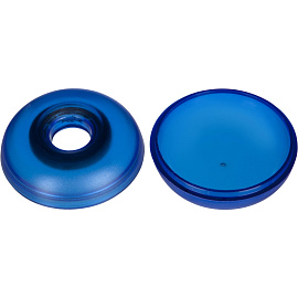 Скрепочница магнитная пластиковая круглая