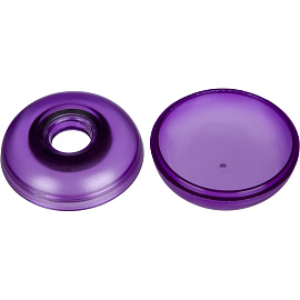 Скрепочница магнитная пластиковая круглая