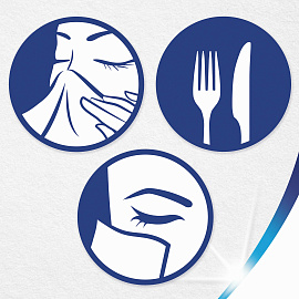 Салфетки косметические Zewa Everyday 2-слойные (100 штук в упаковке)