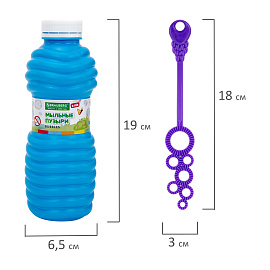 Мыльные пузыри 500 мл, BRAUBERG KIDS, 665454