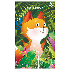 Блокнот А7 48л. на склейке BG "Cute animals