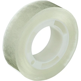 Клейкая лента канцелярская Комус прозрачная 15 мм x 33 м