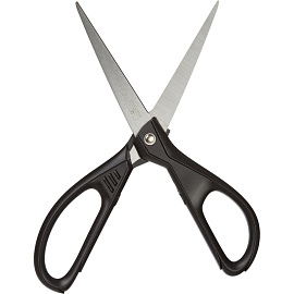 Ножницы 210 мм Maped Essentials Green с пластиковыми анатомическими ручками черного цвета 468110