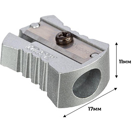 Точилка для карандашей Maped Metal металлическая серебристая (506600)