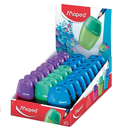 Точилка для карандашей Maped Shaker с контейнером пластиковая(534753)