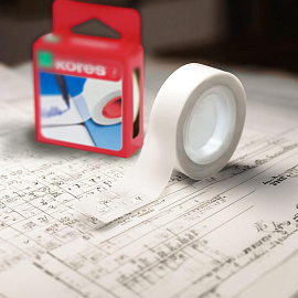 Клейкая лента канцелярская Kores матовая 19 мм x 33 м