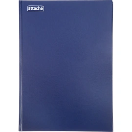 Книга учета 96 листов А4 в клетку на сшивке блок офсет Attache (обложка - бумвинил)